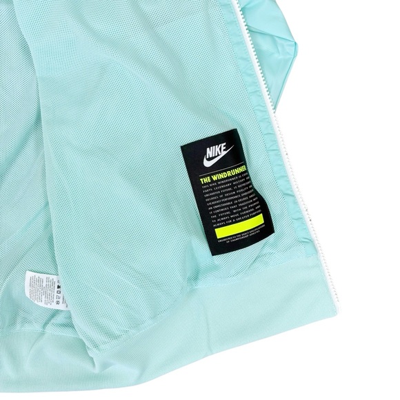 Nike Windrunner Mint Green Full Zip Rain Jacket - Picture 4 of 4